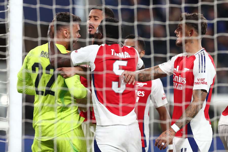 David Raya spillede en stor rolle for Arsenal, da Mikel Artetas tropper torsdag aften mødte Atalanta i Bergamo.