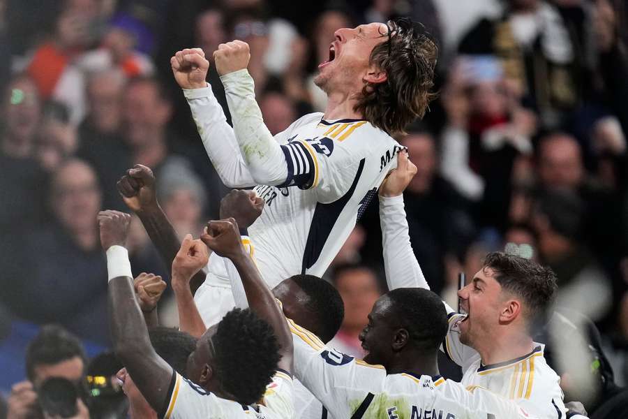 Modric was the match-winner for Madrid