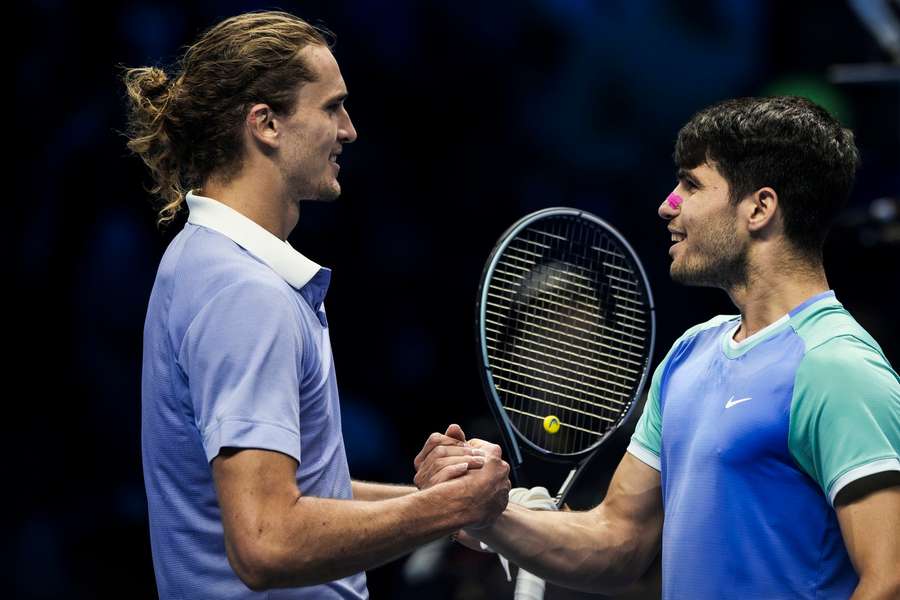 Alexander Zverev (l.) und Carlos Alcaraz haben für 2025 große Ziele