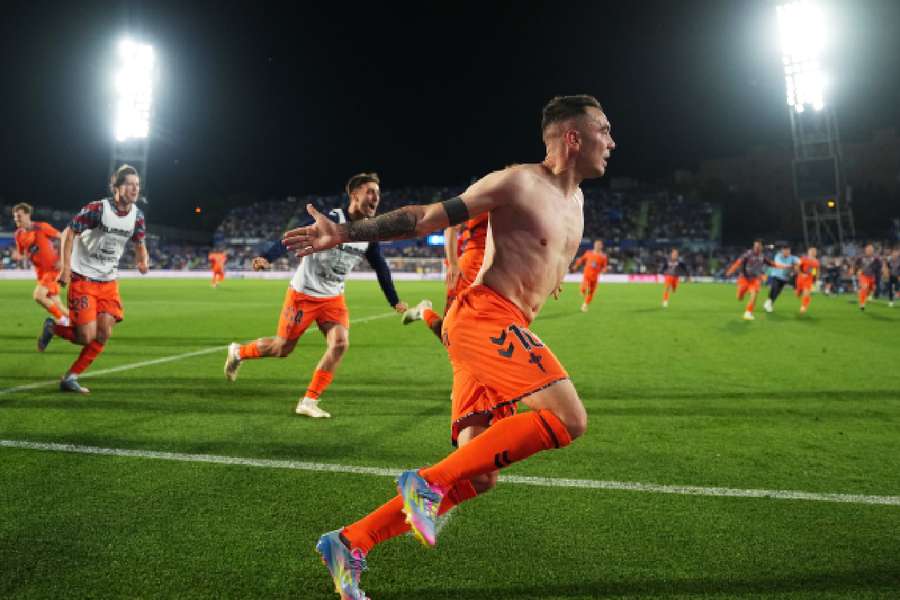Aspas celebrates dramatic winning goal