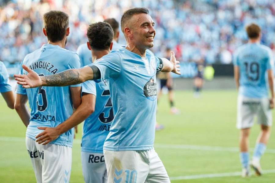 Celta Vigo ace Aspas delighted scoring in victory over Valencia