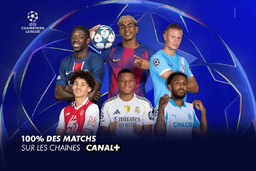 Suivez 100%** de l’UEFA Champions League en direct sur les chaînes CANAL+. Suivez 100%** de l’UEFA Champions League en direct sur les chaînes CANAL+.
