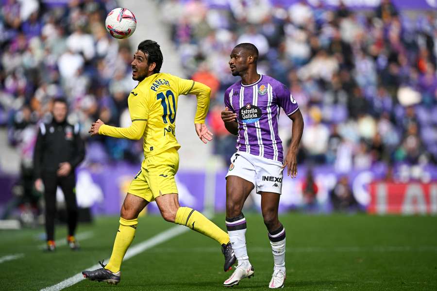 Dani Parejo e Sylla no Valladolid-Villarreal