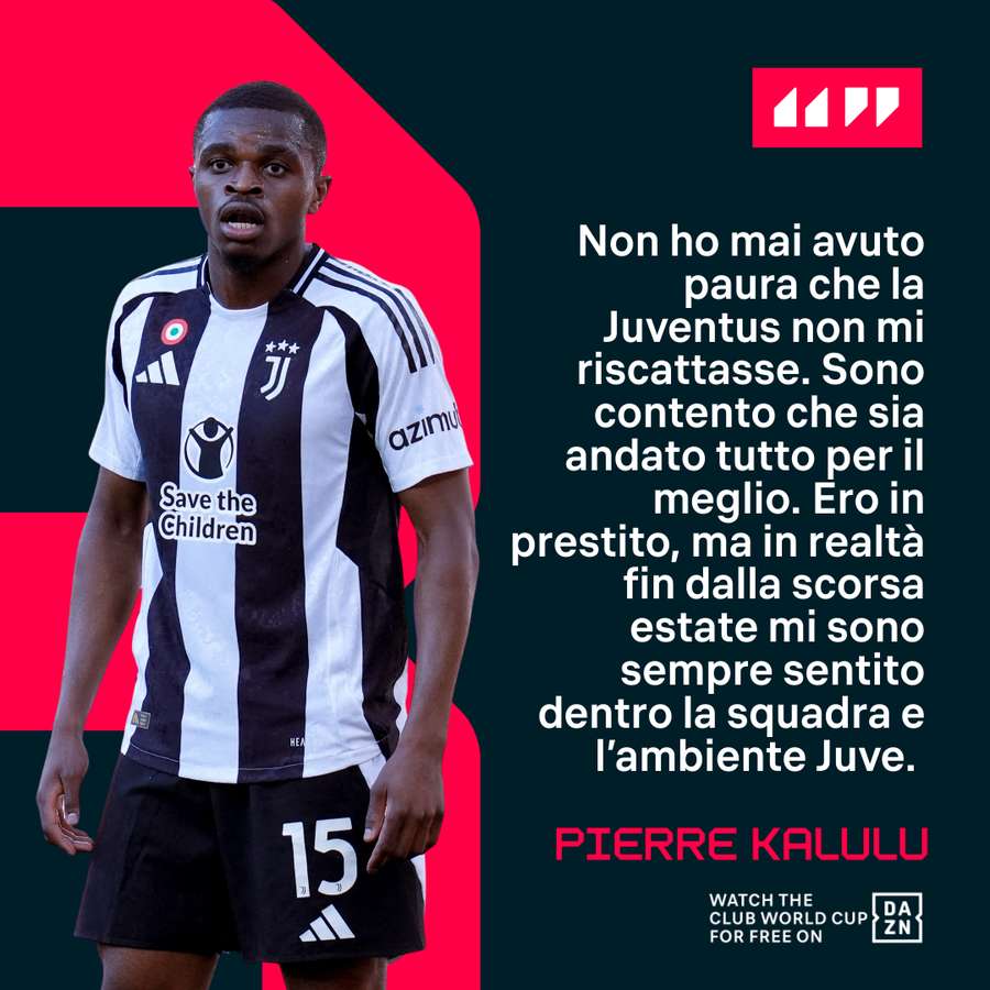 Le dichiarazioni di Pierre Kalulu