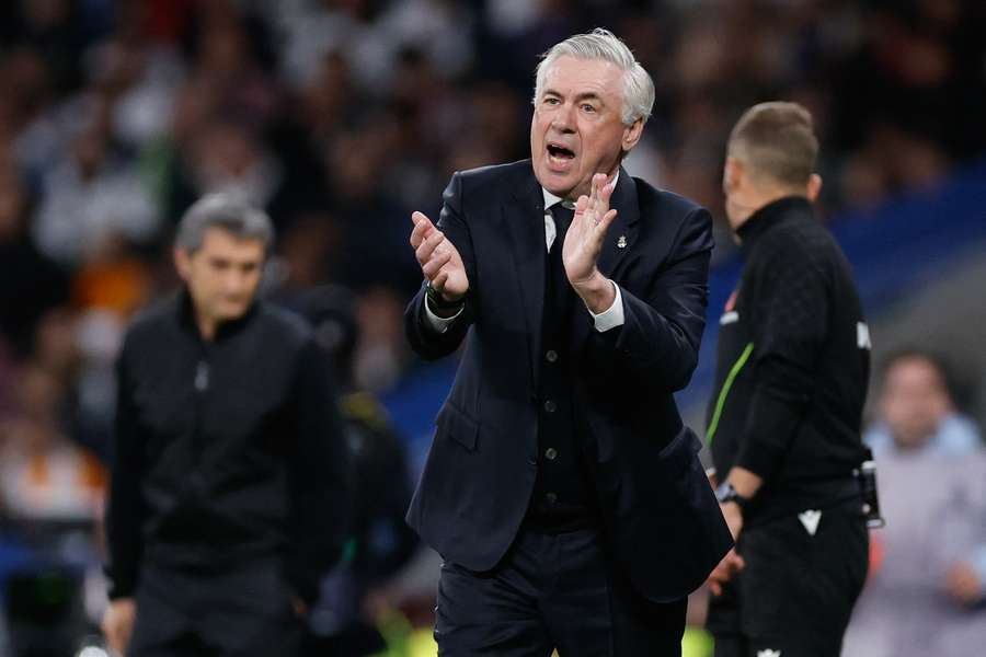 Carlo Ancelotti durante Real Madrid-Athletic Club