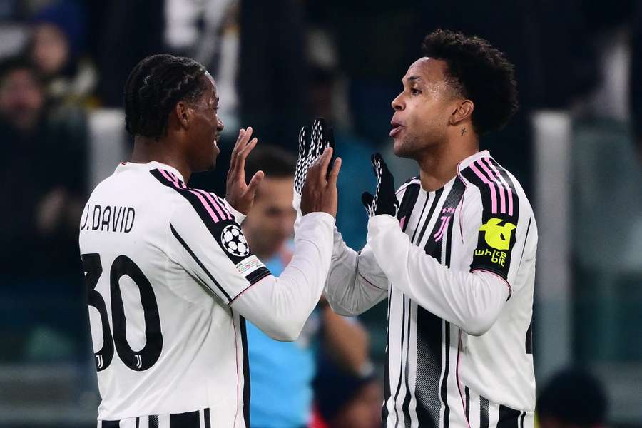 Jonathan David e Weaon McKennie in gol contro il Pafos Jonathan David e Weaon McKennie in gol contro il Pafos