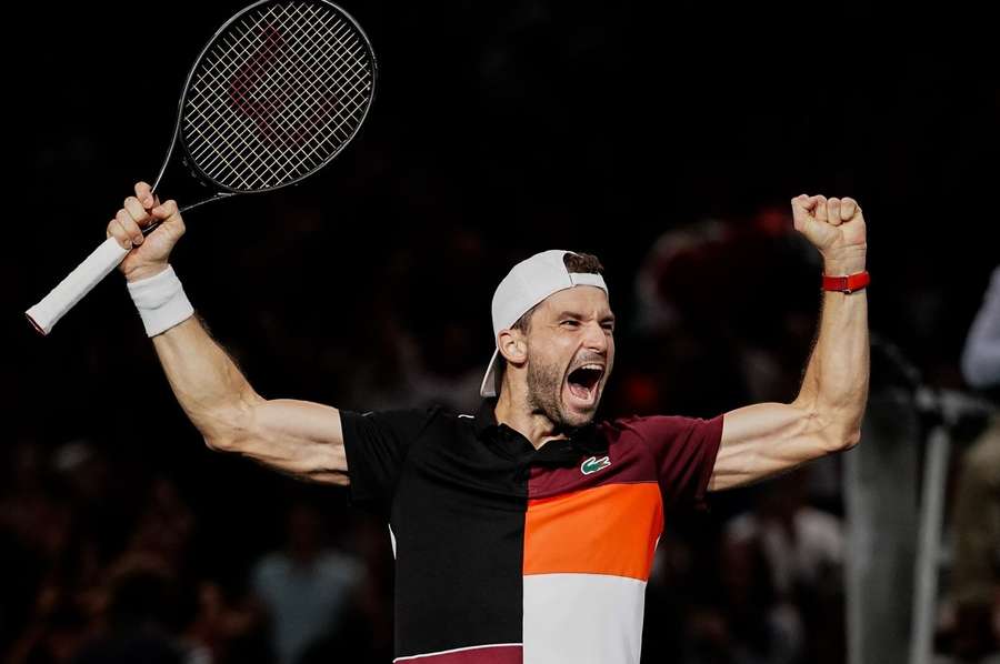 Gegor Dimitrov staat in zijn eerste Masters 1000-finale in zes jaar tijd