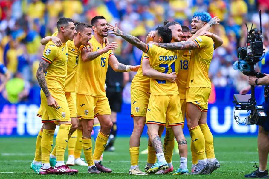 Tricolorii sărbătoresc un gol