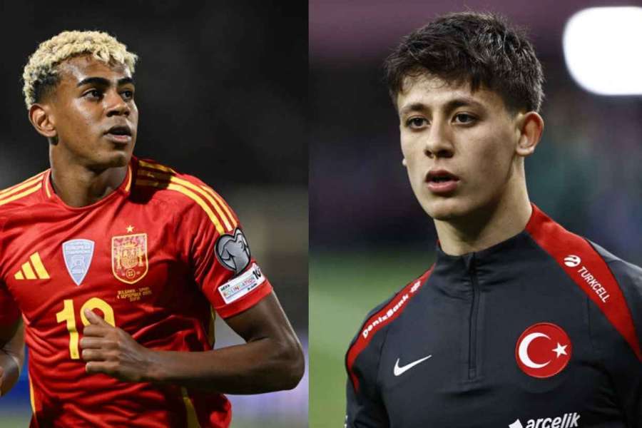 Arda Güler y Lamine Yamal, frente a frente