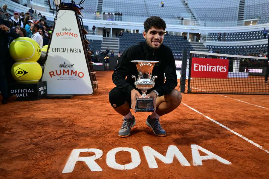 Carlos Alcaraz conquistou o Masters 1.000 de Roma