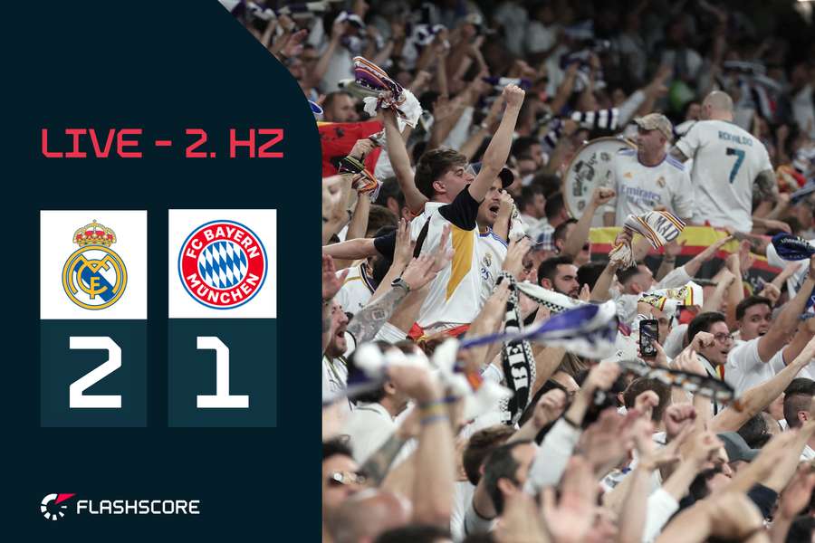 Der FC Bayern gastiert bei Real Madrid.