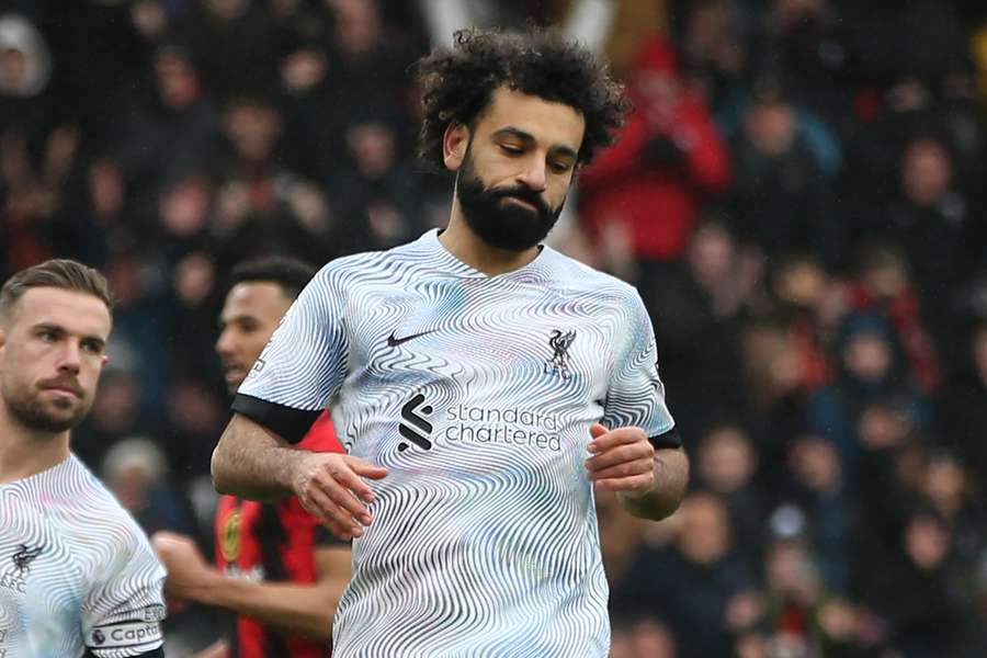 Salah blazed his penalty wide against Bournemouth