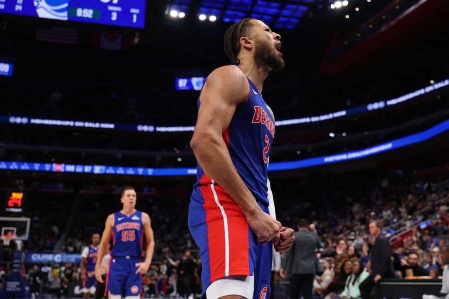 Cade Cunningham came up big for the Detroit Pistons in their victory over the Boston Celtics in the NBA. Cade Cunningham came up big for the Detroit Pistons in their victory over the Boston Celtics in the NBA.
