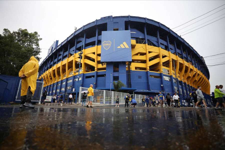 Vista geral do estádio La Bombonera