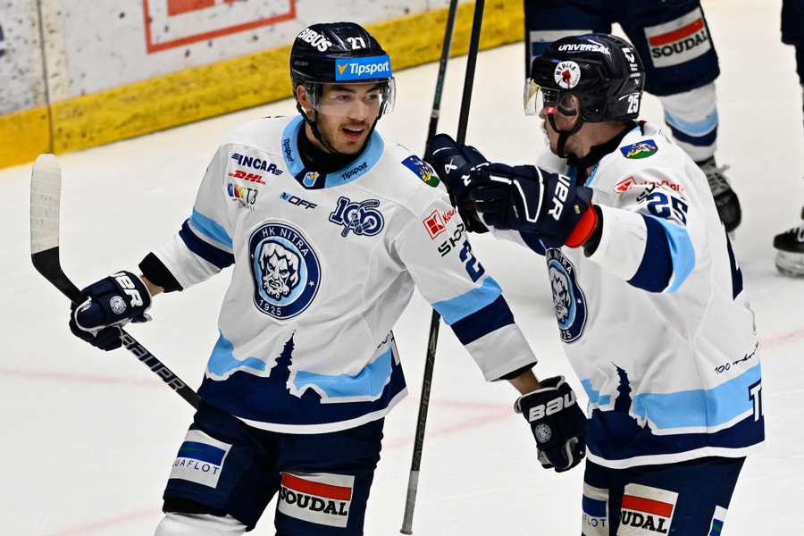 Radosť hokejistov Nitry.