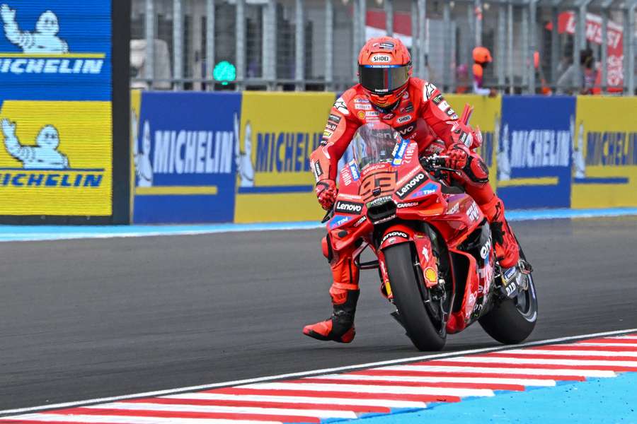 Marc Marquez en Hongrie.