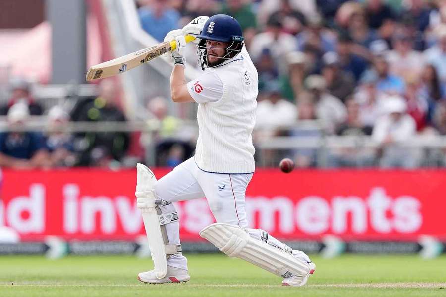 Duckett in action for England