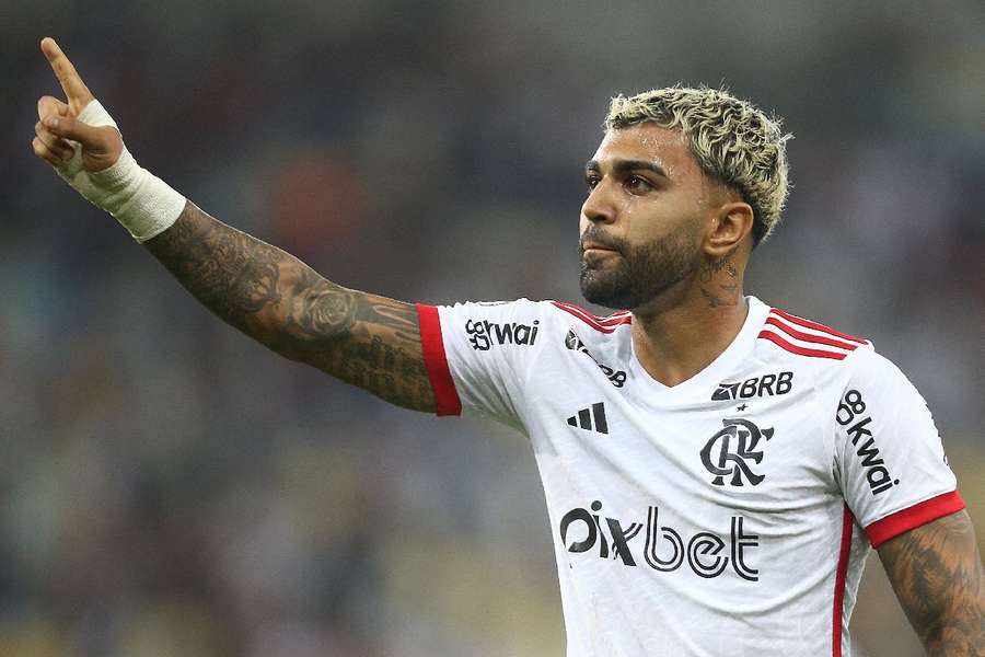 Gabriel Barbosa voltou a marcar com a camisa do Flamengo