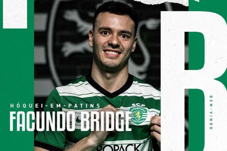 Facundo Bridge (ex-Valongo) assina pelo Sporting