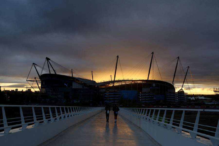 General view outside Etihad Stadium