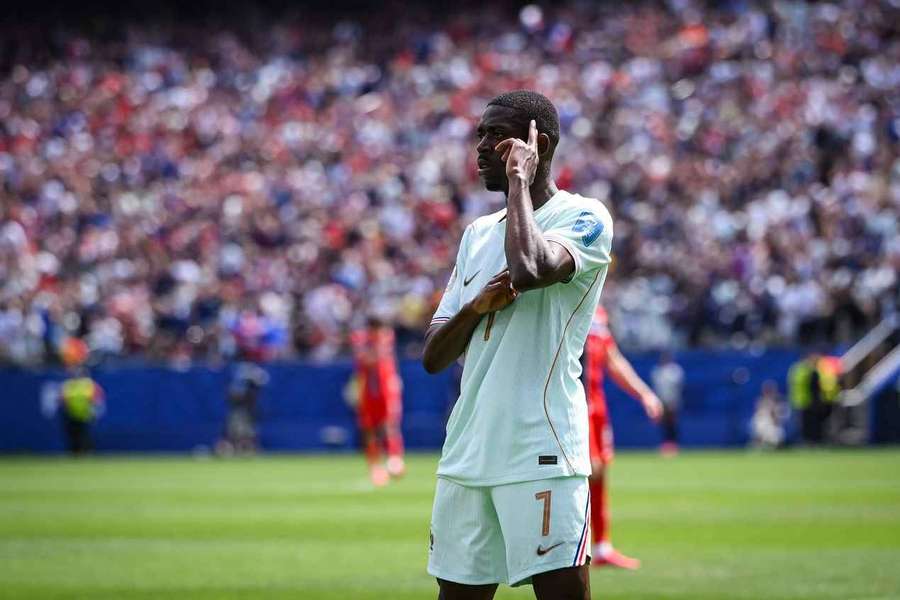 Dembélé scored a hat-trick this Friday against Norway. 