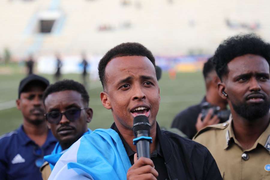 Omar Artan bei seiner Rückkehr nach Somalia