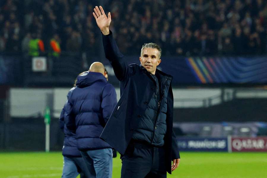 Feyenoord coach Robin van Persie