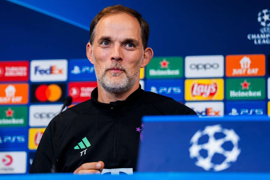 Thomas Tuchel in the press conference