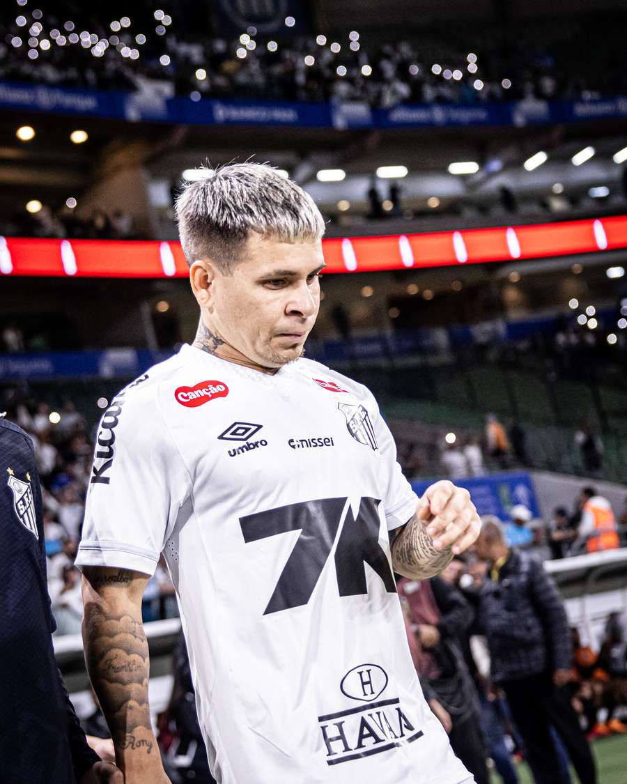 Soteldo fez 161 jogos com a camisa do Santos Soteldo fez 161 jogos com a camisa do Santos