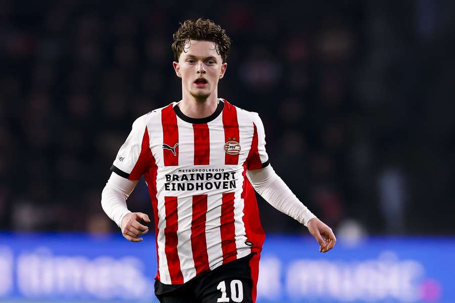 Paul Wanner im Trikot von PSV Eindhoven