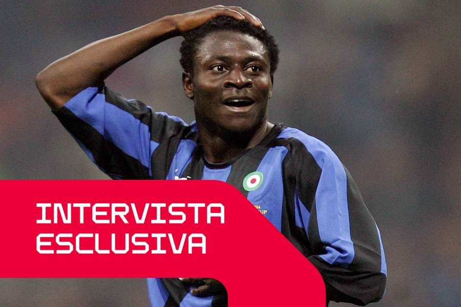 Oba Oba con la maglia dell'Inter nel 2006