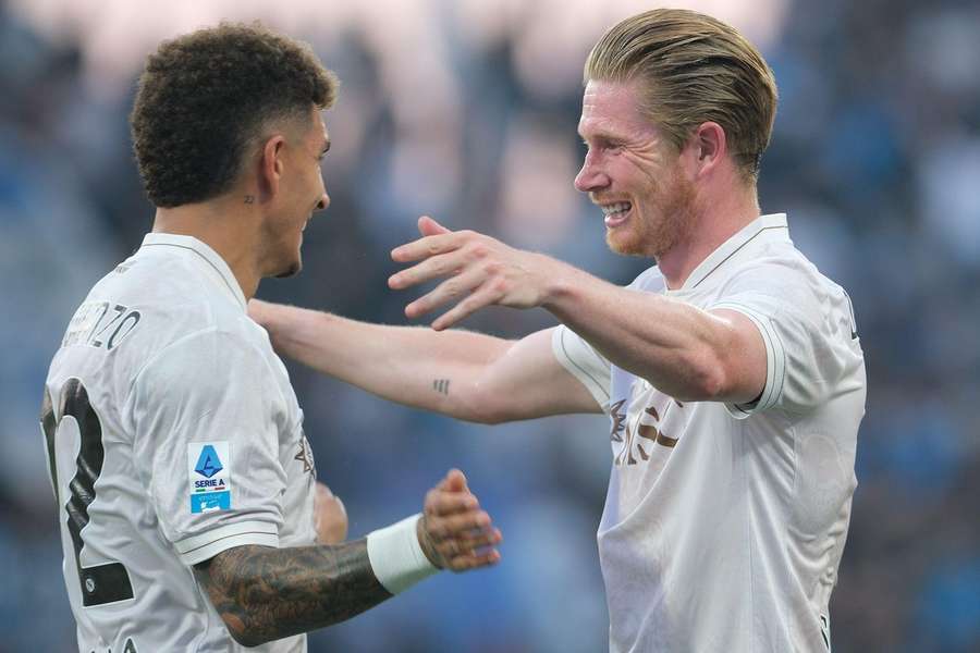 De Bruyne spečatil výhru SSC. De Bruyne spečatil výhru SSC.