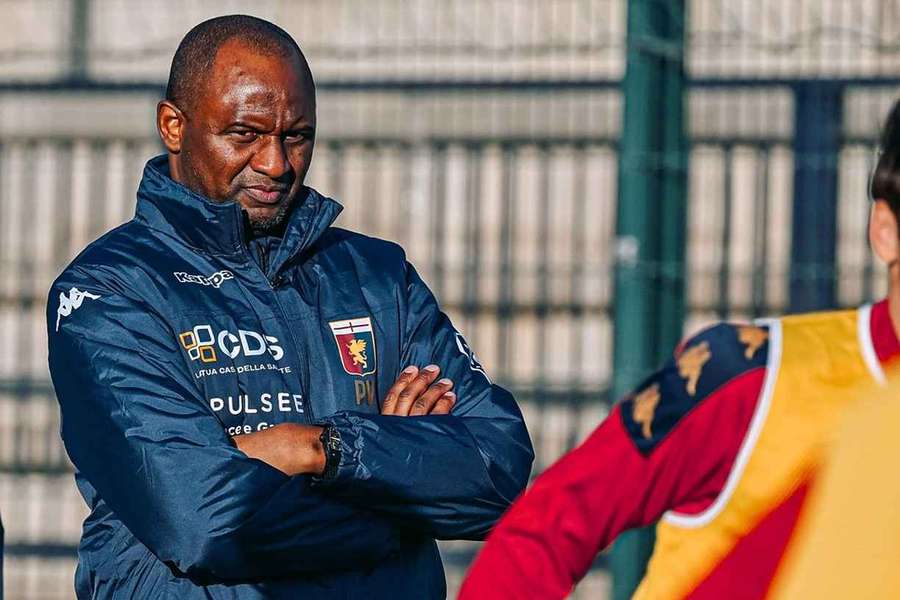 Patrick Vieira in allenamento