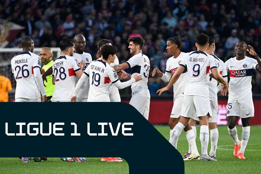 Champions PSG are in action
