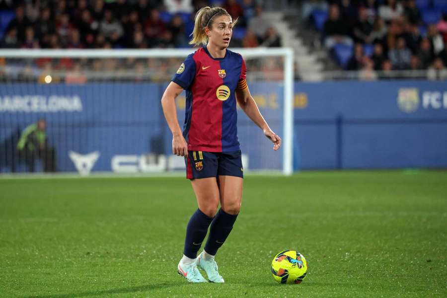 Alexia Putellas, baja durante unas tres semanas.