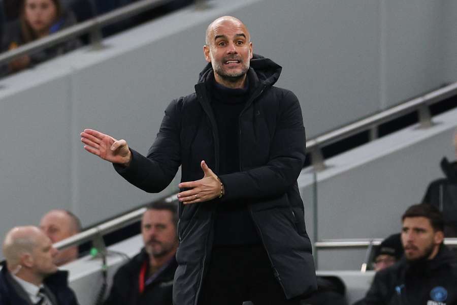 Guardiola has been fielding difficult off-field questions all week amid City's financial investigation