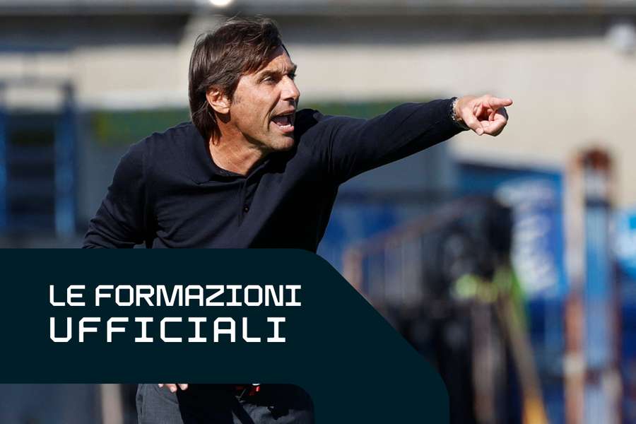 Antonio Conte in panchina al Castellani nella scorsa giornata di Serie A