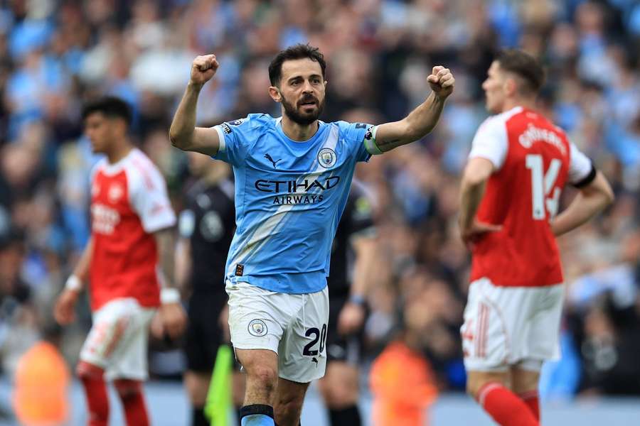 Man City's Bernardo Silva after the game against Arsenal