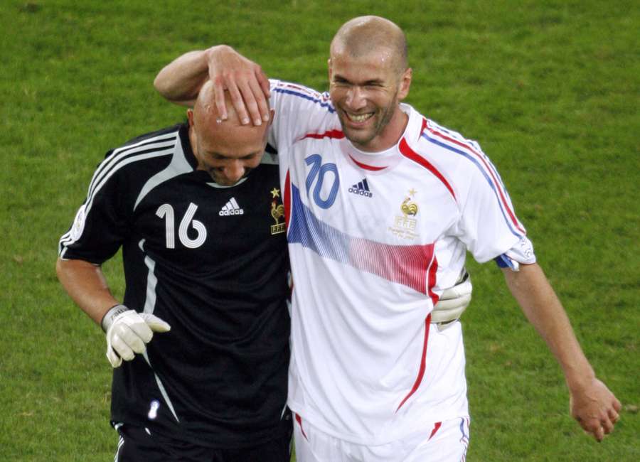 Barthez e Zidane Barthez e Zidane