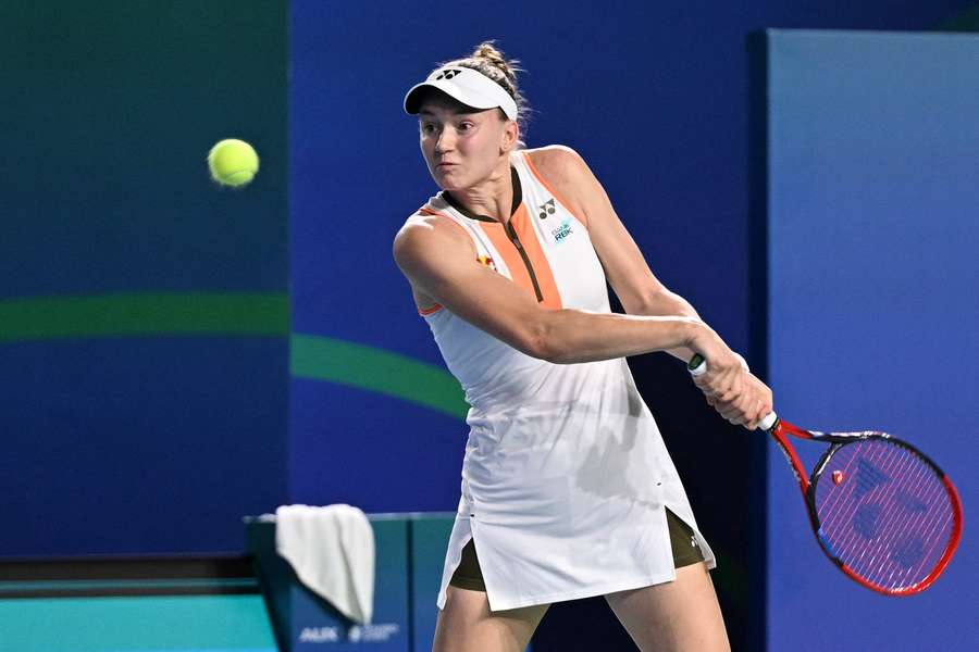 Rybakina, en la final de Ningbo