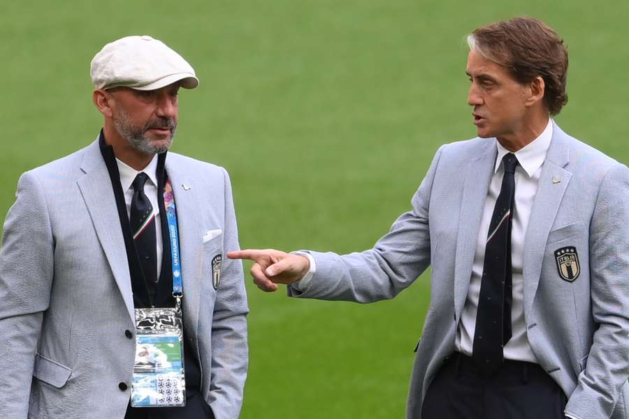 Gianluca Vialli e Roberto Mancini