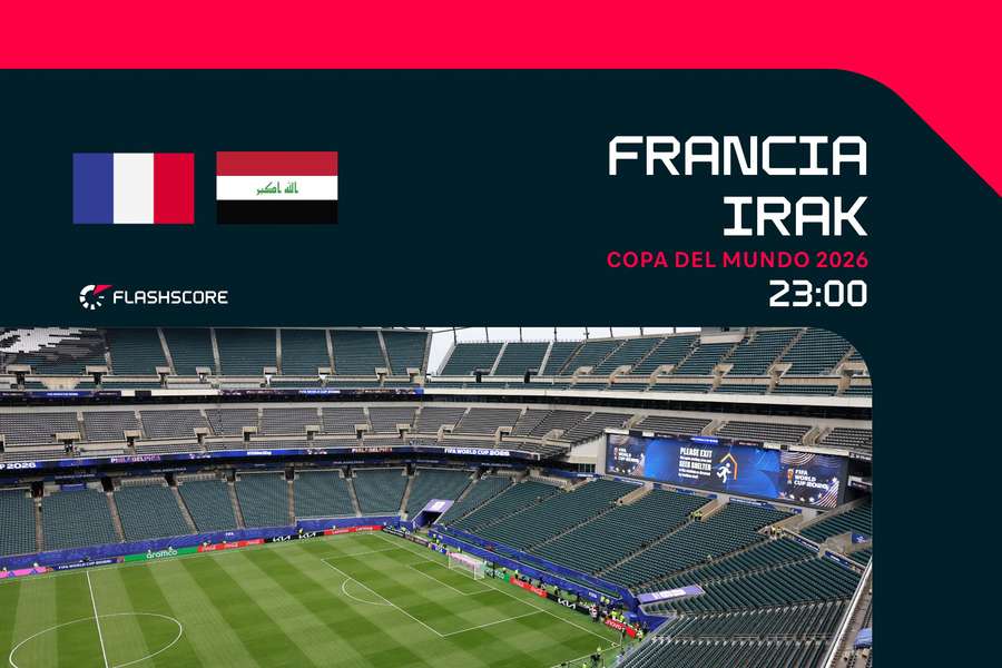 Francia e Irak juegan a partir de las 23 horas Francia e Irak juegan a partir de las 23 horas