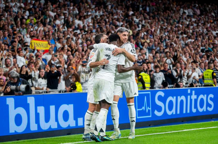 Vinicius Jr, Valverde e Carvajal