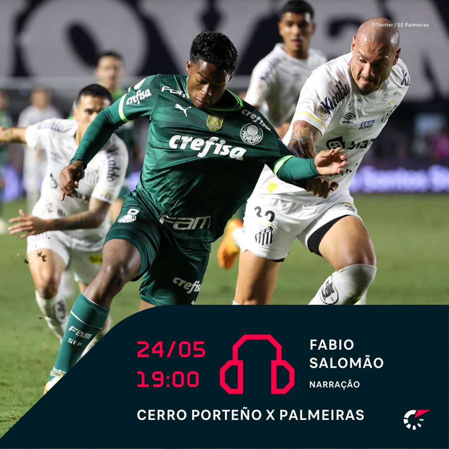 Rony marca dois e Palmeiras vence o Cerro Porteño pela Libertadores