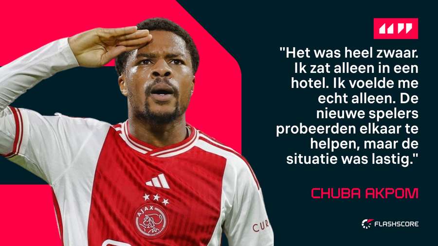 Chuba Akpom over zijn beginperiode in Amsterdam