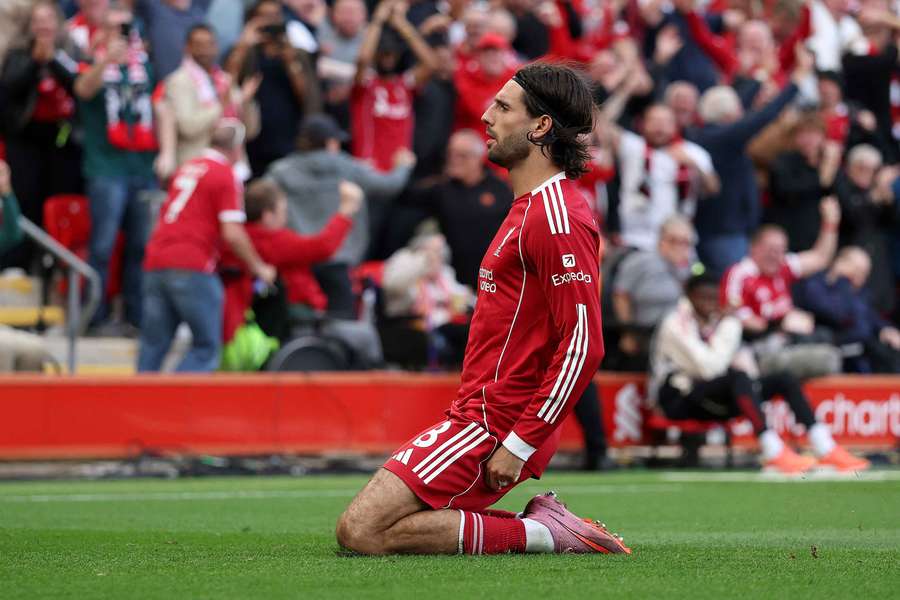 O triumfe The Reds rozhodol Szoboszlai.