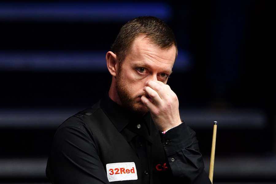 Mark Allen isn't happy with the conditions