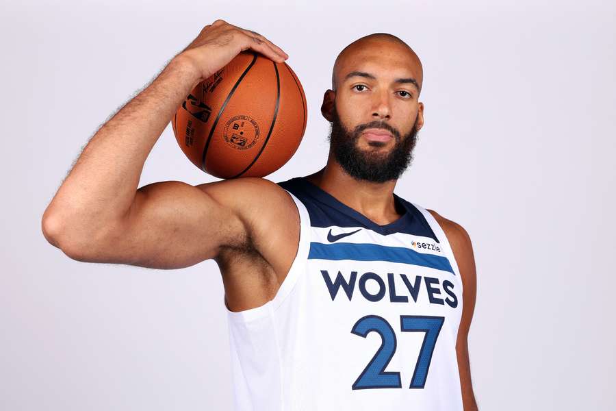 Rudy Gobert com os Timberwolves Rudy Gobert com os Timberwolves