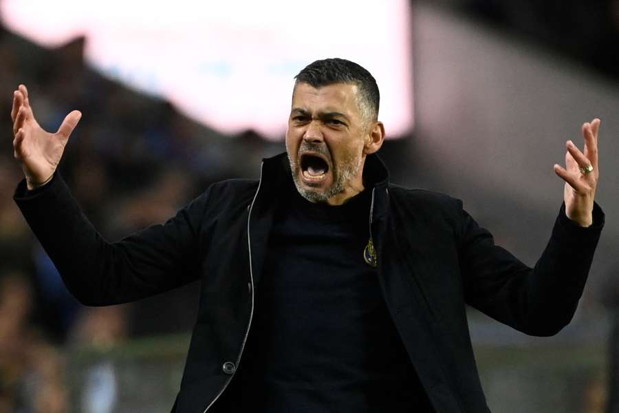 Sergio Conceição durante Porto-Benfica il 3 marzo 2024