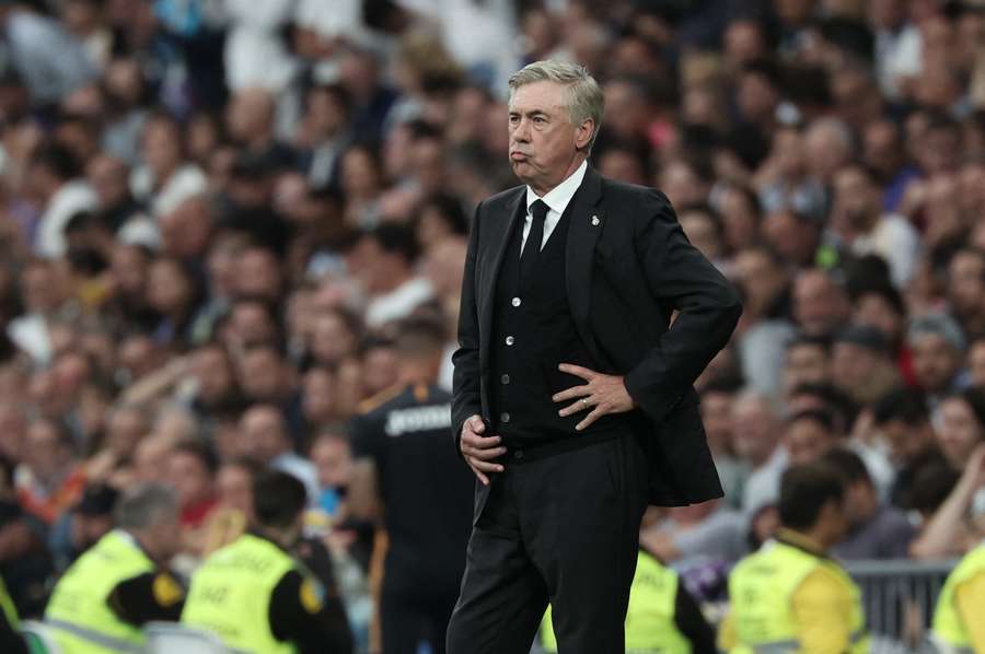 Carlo Ancelotti, treinador do Real Madrid